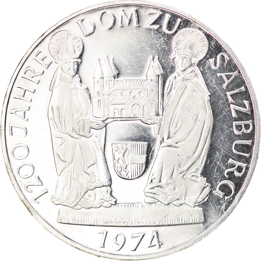 Coin, Austria, Cathédrale de Salzburg, 50 Schilling, 1974, Proof, AU(55-58)