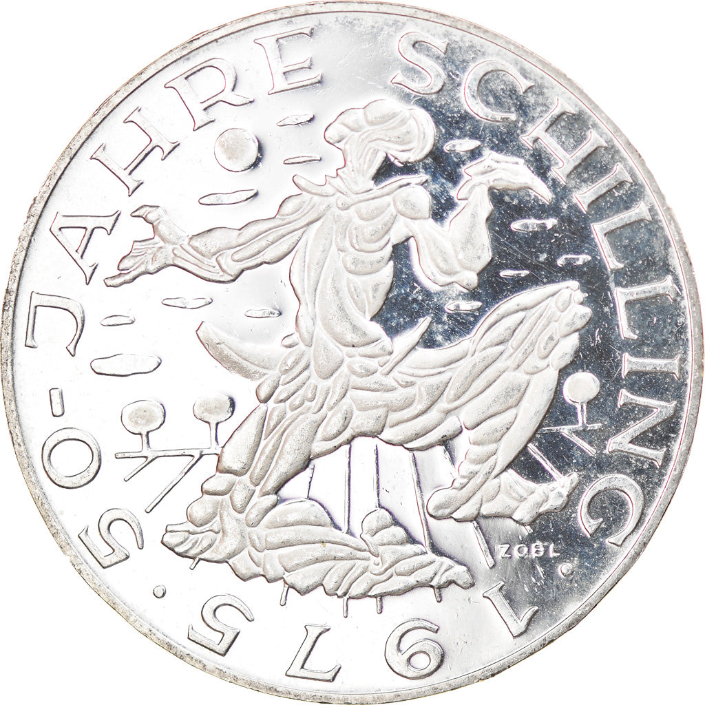 Moneda, Austria, 50ème anniversaire du Schilling autrichien, 100 Schilling