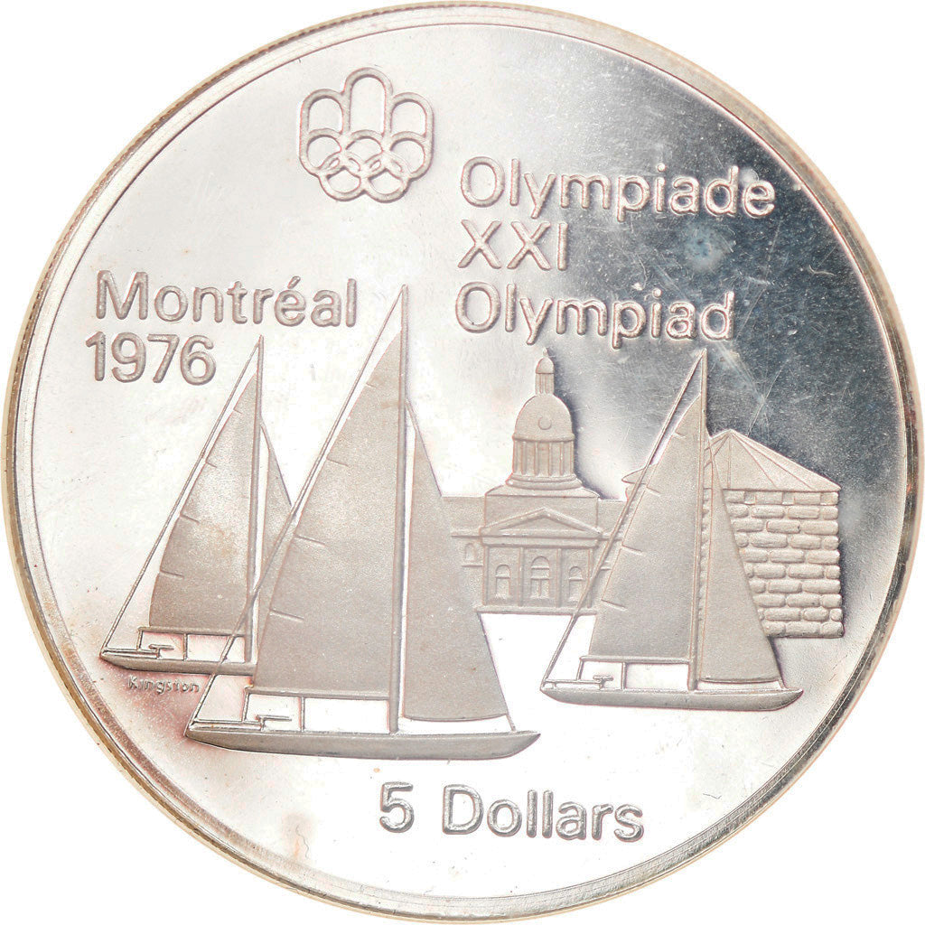 Münze, Kanada, Elizabeth II, 5 Dollars, 1973, Royal Canadian Mint, Ottawa