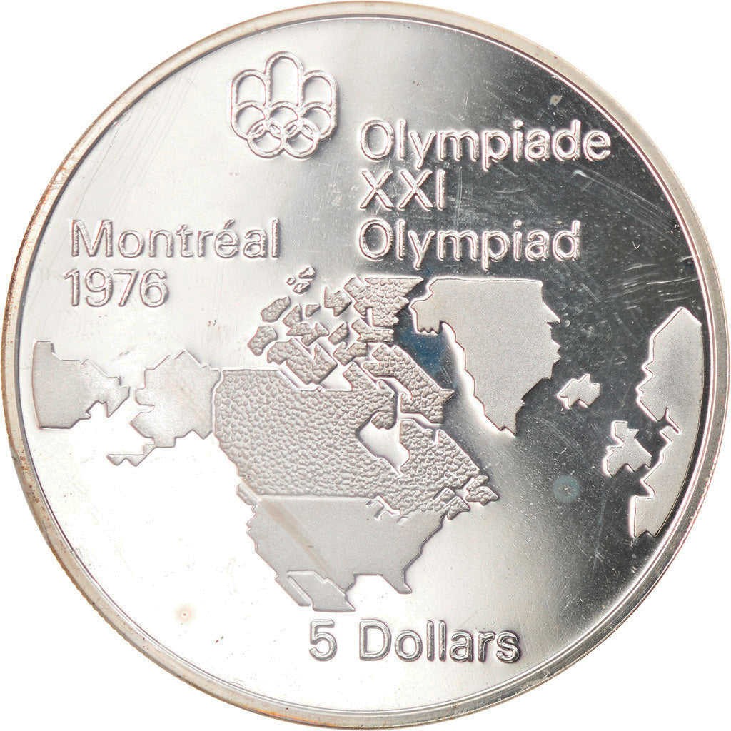 Coin, Canada, Elizabeth II, 5 Dollars, 1973, Royal Canadian Mint, Ottawa, Proof