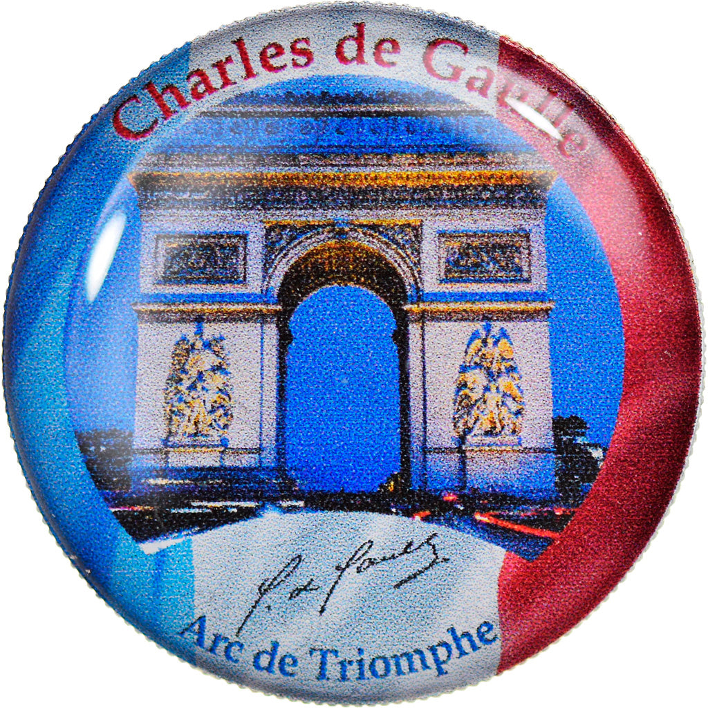 France, Token, Charles de Gaulle - Arc de Triomphe, Arts & Culture, MS(65-70)