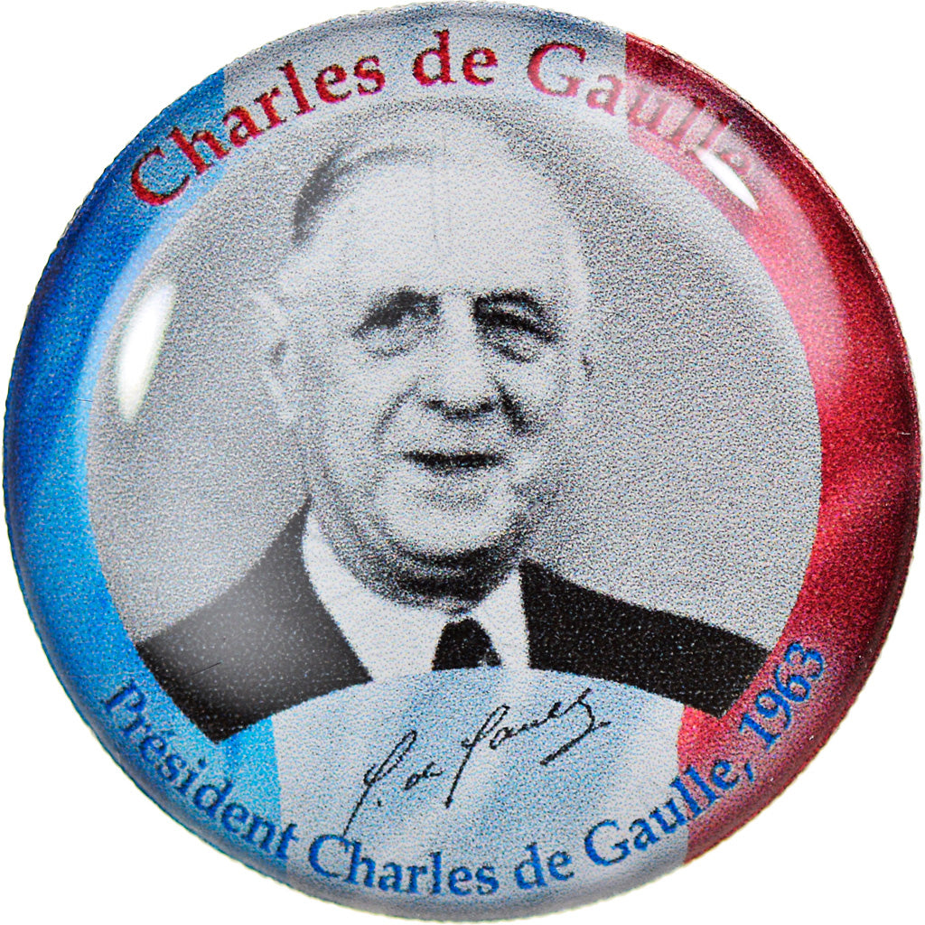 France, Token, Charles de Gaulle -  1963, Arts & Culture, MS(65-70)