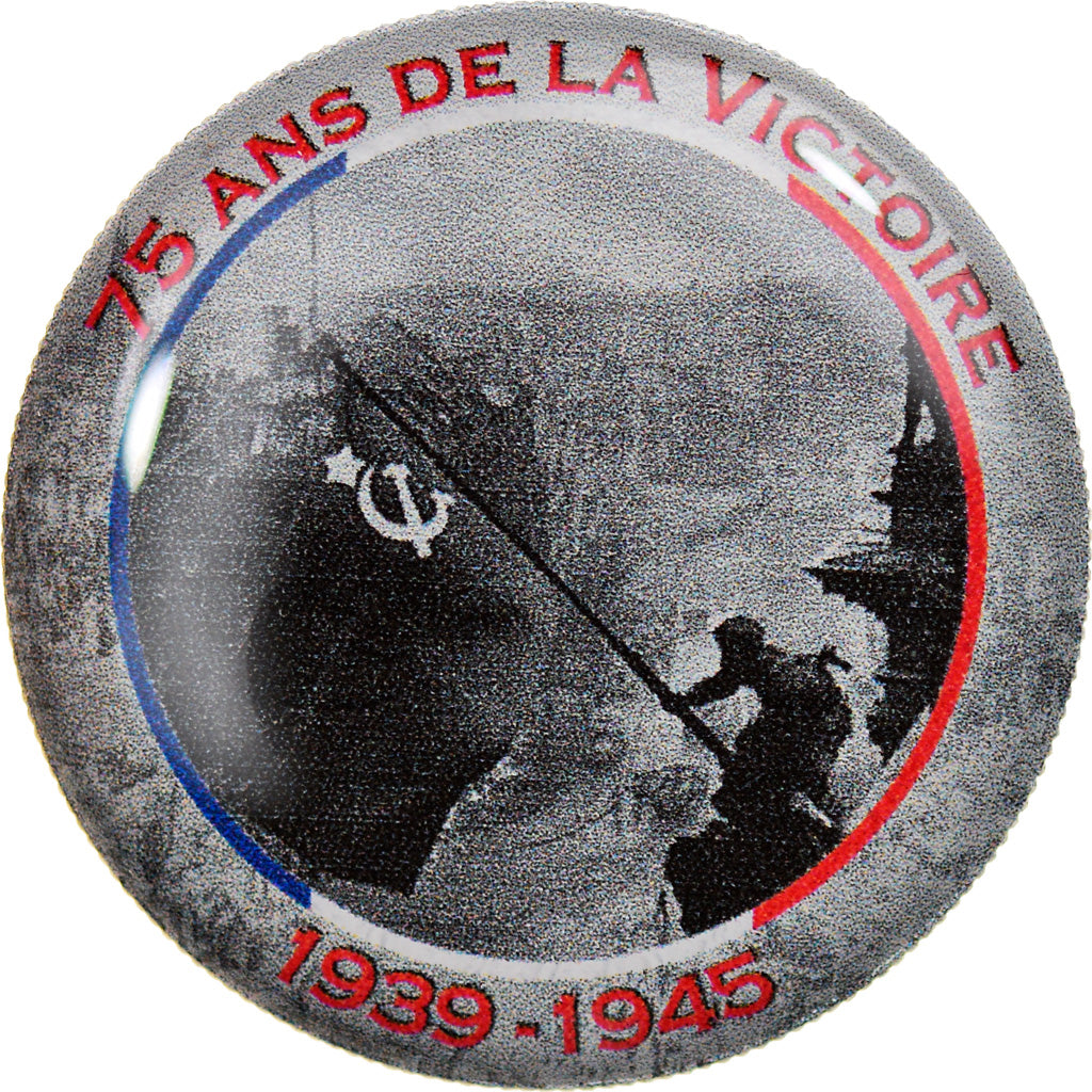 Francia, Token, 75 ans de la Victoire - Le Drapeau Rouge sur le Reichstag, Arts