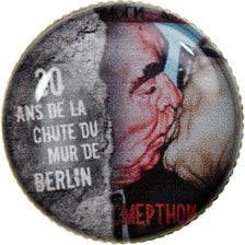 Germany, Token, Mur de Berlin - "Le baiser", Arts & Culture, MS(65-70)