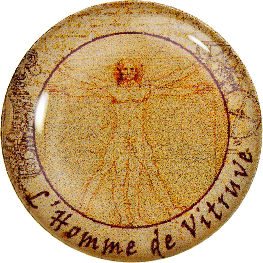 Italie, Jeton, Léonard de Vinci - L'homme de Vitruve, Arts & Culture, FDC