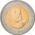 ANDORRA, 2 Diners, 1984, KM #20, MS(60-62), Bi-Metallic, 32, 13.45