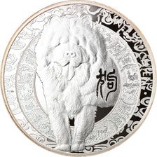 Francja, Monnaie de Paris, 10 Euro, Année du chien, 2018, Paris, BE, MS(65-70)