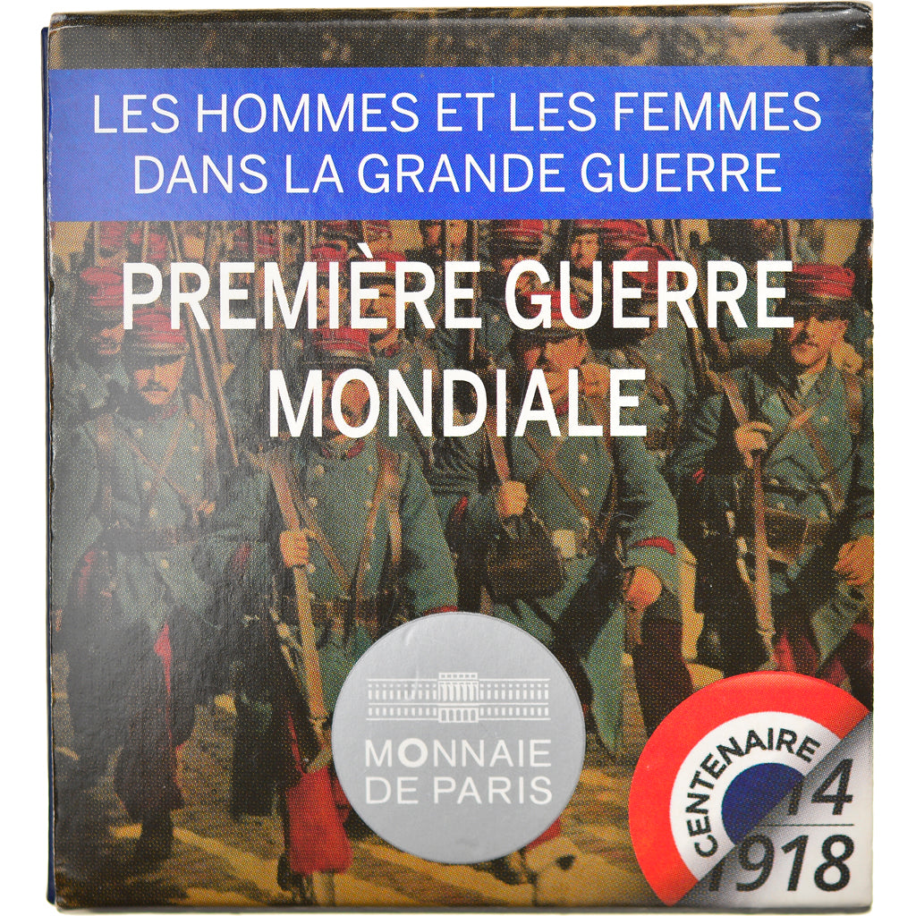 France, Monnaie de Paris, 10 Euro, Taxis de la Marne, 2014, Paris, BE, FDC