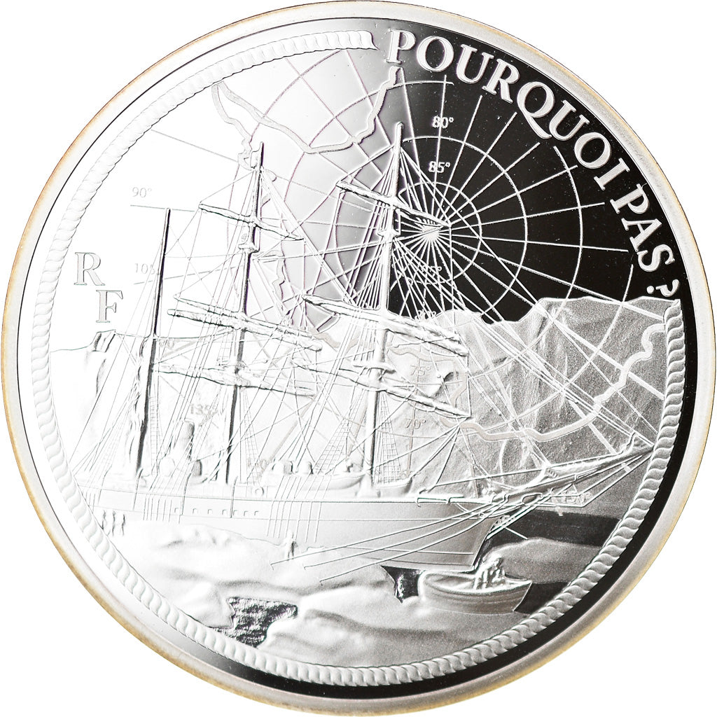 France, Monnaie de Paris, 10 Euro, Le Pourquoi pas ?, 2014, Paris, BE
