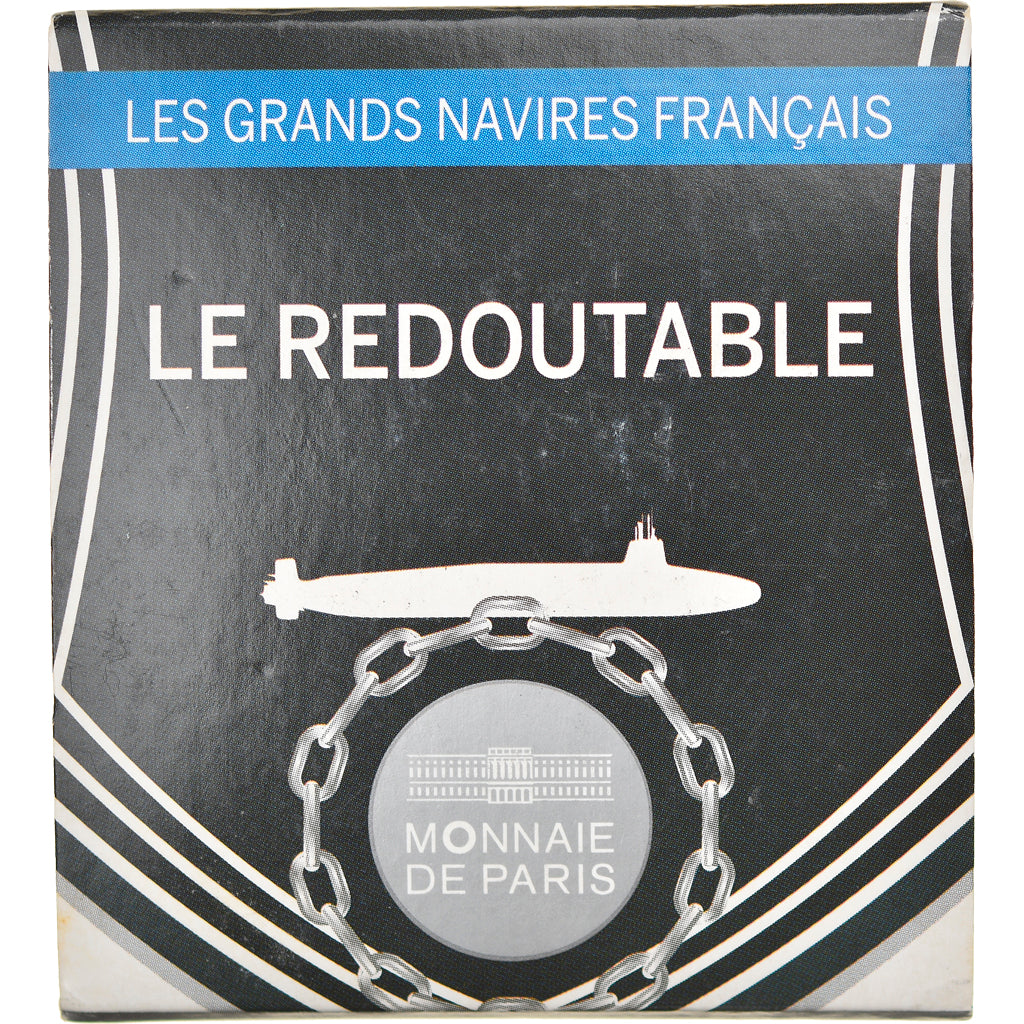 France, Monnaie de Paris, 10 Euro, Le Redoutable, 2014, Paris, BE, FDC, Argent
