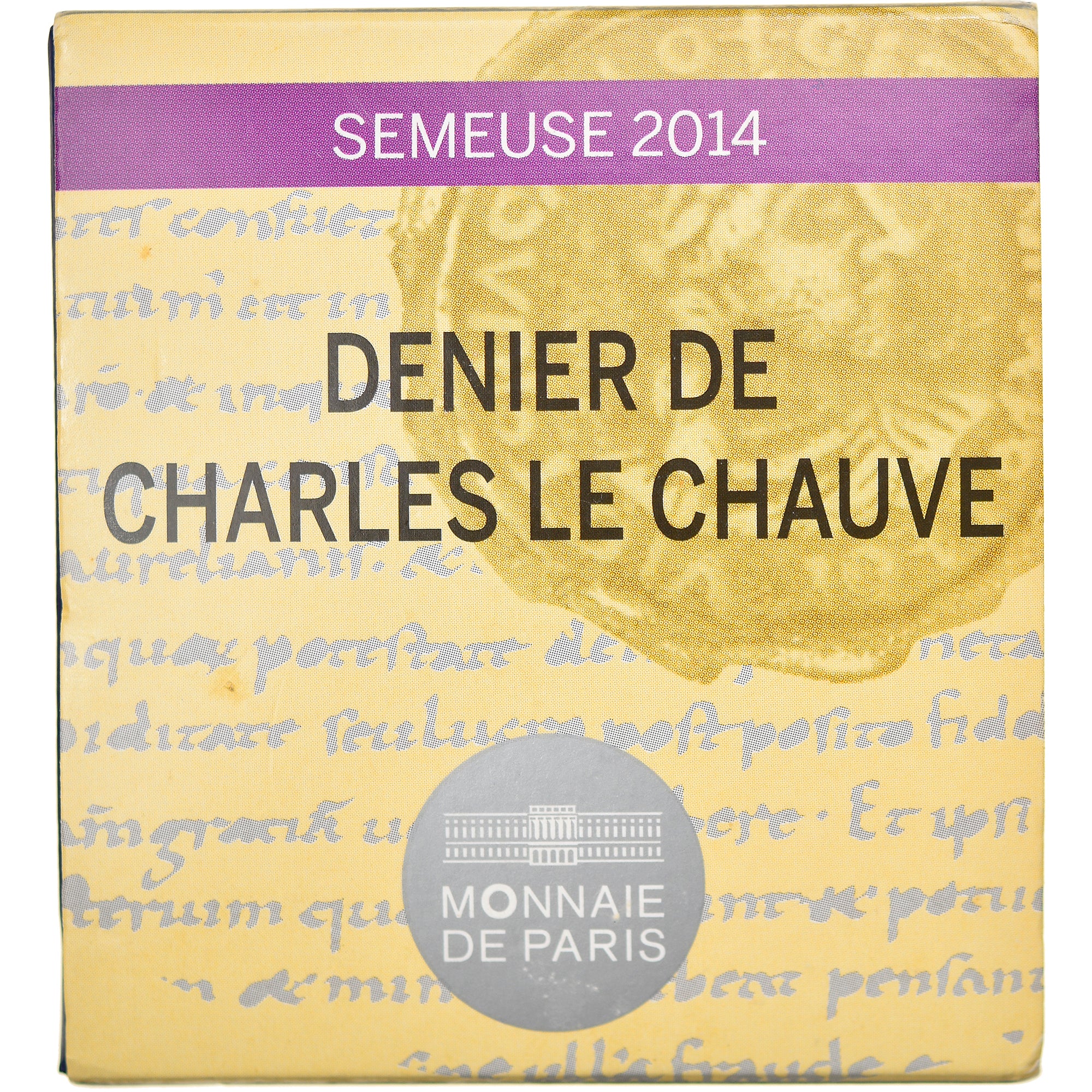 Francia, 10 Euro, Denier de Charles le Chauve, 2014, Paris, BE, FDC, Argento