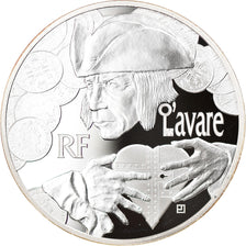 Frankrijk, Parijse munten, 10 Euro, Harpagon, 2014, Paris, BE, FDC, Zilver