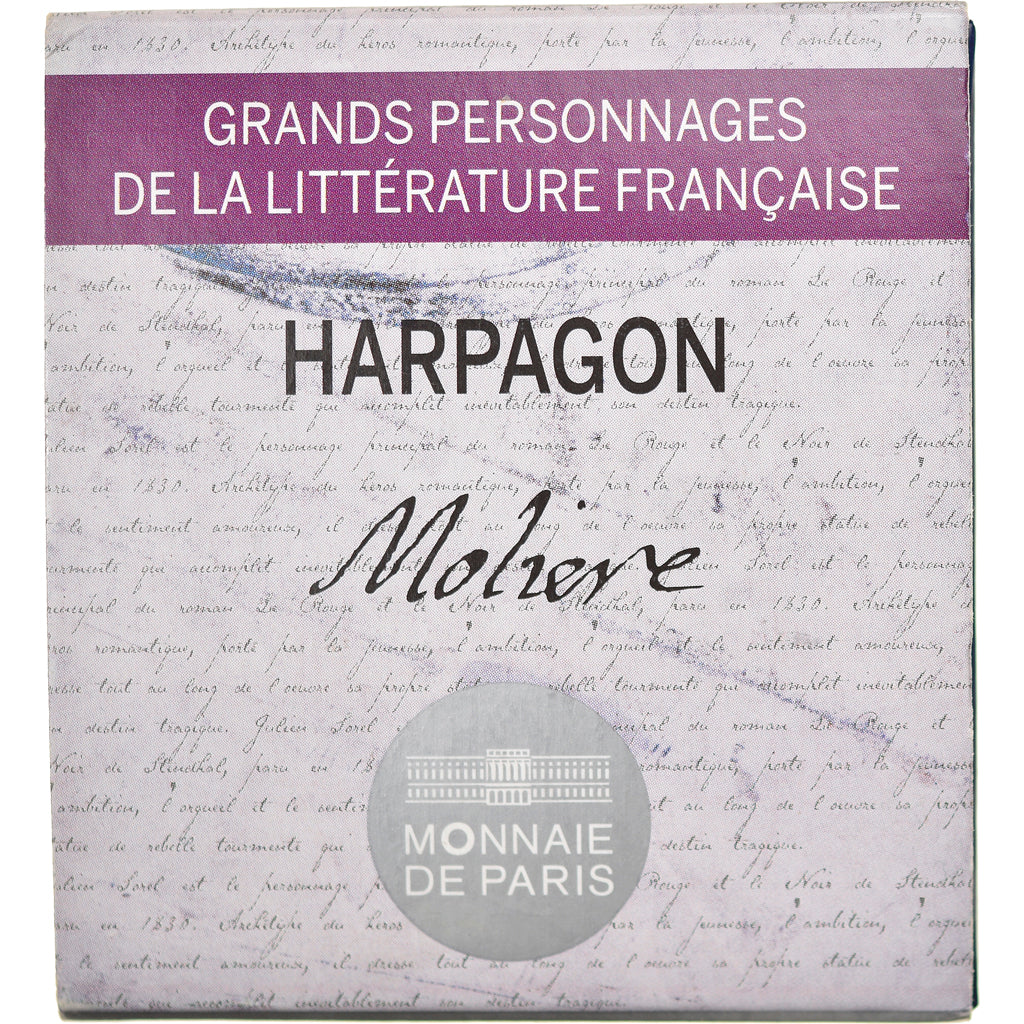 France, Monnaie de Paris, 10 Euro, Harpagon, 2014, Paris, BE, FDC, Argent