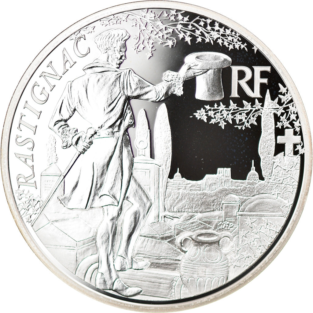 France, Monnaie de Paris, 10 Euro, Eugène de Rastignac, 2014, Paris, BE