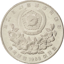 KOREA-SOUTH, 2000 Won, 1988, KM #53, AU(55-58), Nickel, 33, 17.09