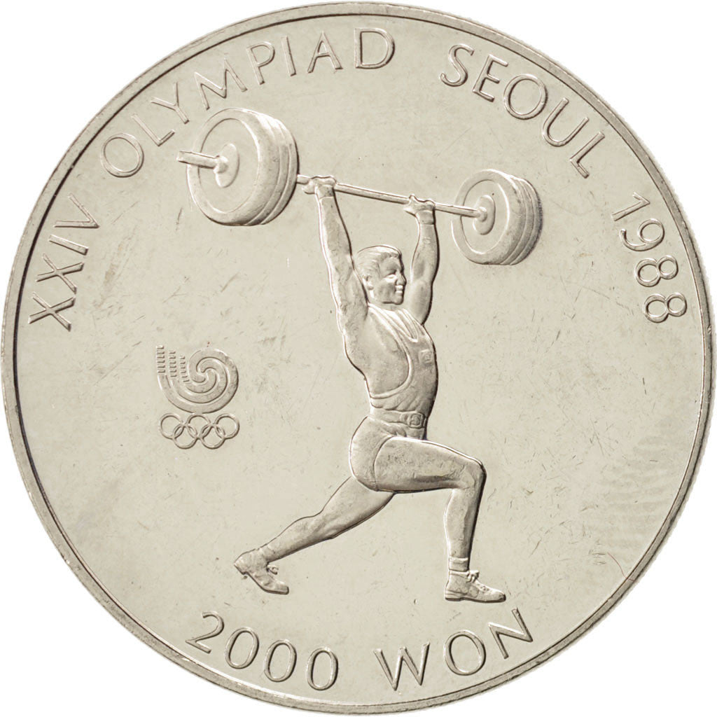 Corée du Sud, République, 2000 Won J.O Séoul 1988 BE, KM 53