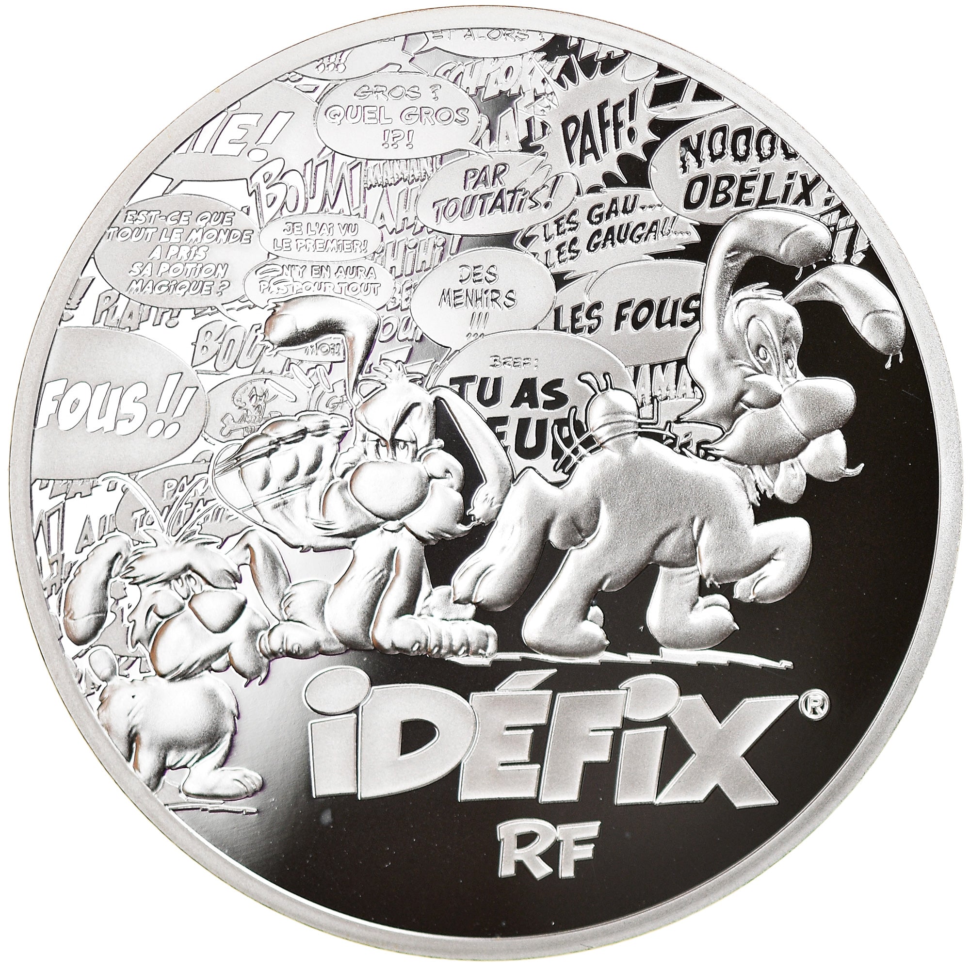 França, Monnaie de Paris, 10 Euro, 60 ans d'Astérix - Idéfix, 2019, Paris
