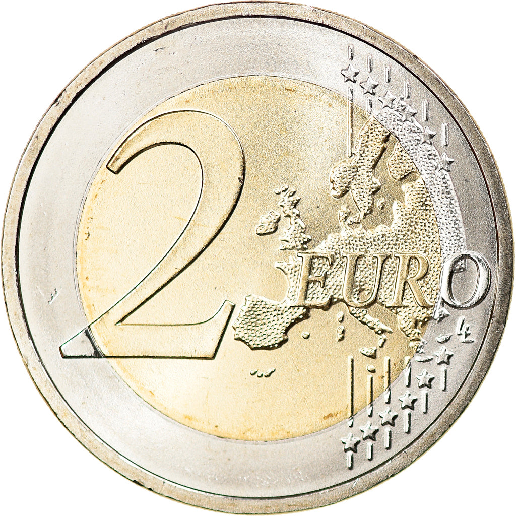 Alemania, 2 Euro, Hessen, 2015, Hambourg, SC, Bimetálico, KM:New