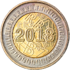 Monnaie, Zimbabwe, 2 Dollars, 2018, Bond coin, SPL, Bi-Metallic