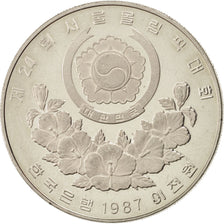 KOREA-SOUTH, 2000 Won, 1987, KM #51, AU(55-58), Nickel, 33, 17.10
