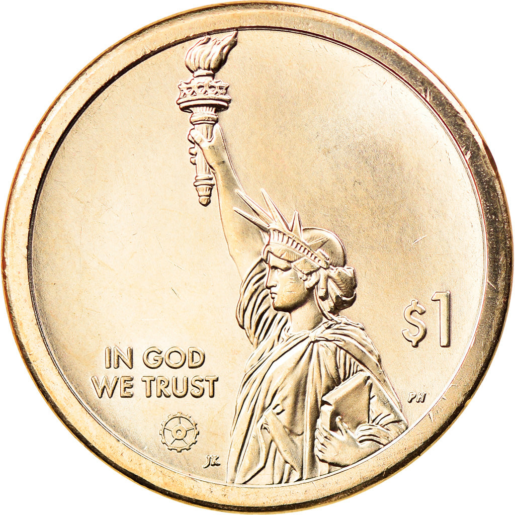 Coin, United States, Dollar, 2020, Philadelphia, American Innovation -