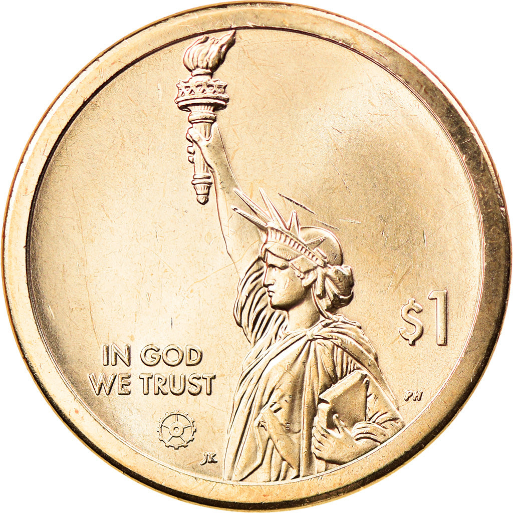 Coin, United States, Dollar, 2020, Philadelphia, American Innovation -