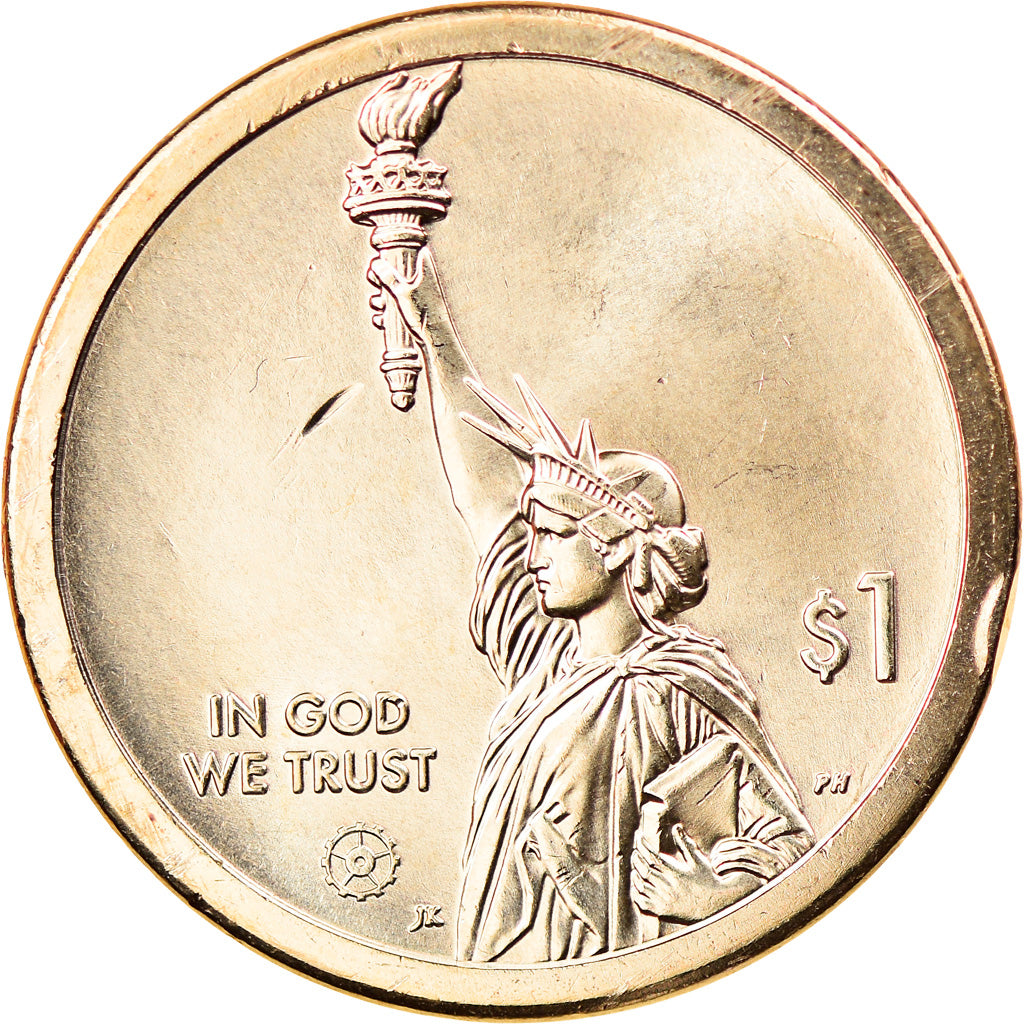 Coin, United States, Dollar, 2020, Philadelphia, American Innovation -