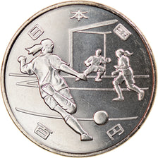 Moeda, Japão, 100 Yen, 2020, Jeux Olympiques de Tokyo - Football, MS(63), Cobre