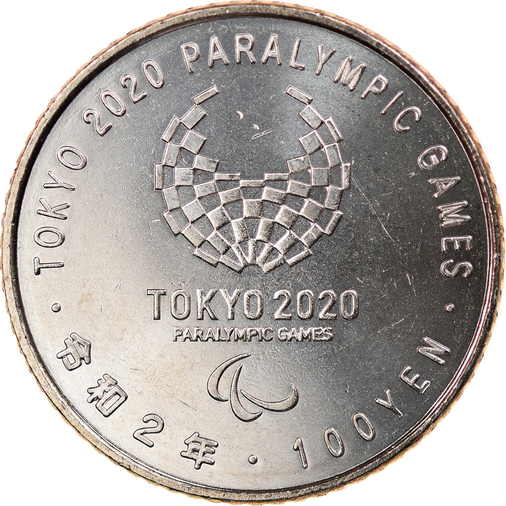 Moneta, Giappone, 100 Yen, 2020, Jeux paralympiques de Tokyo - Someity, SPL