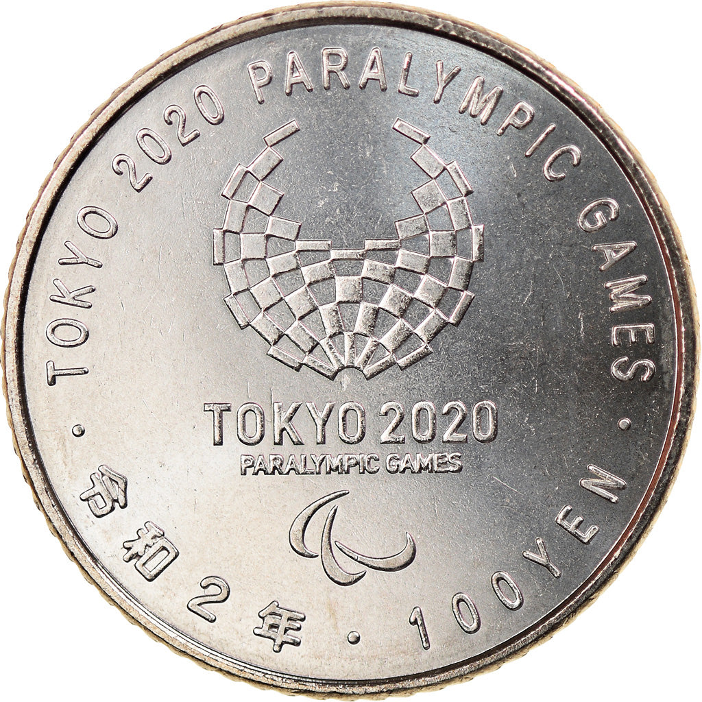 Münze, Japan, 100 Yen, 2020, Jeux paralympiques de Tokyo - Someity, UNZ
