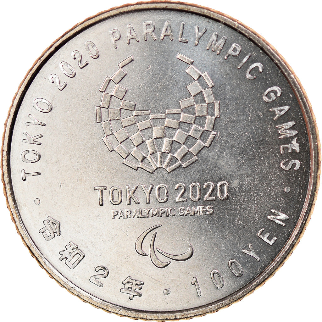 Monnaie, Japon, 100 Yen, 2020, Jeux Olympiques de Tokyo - Cyclisme, SPL