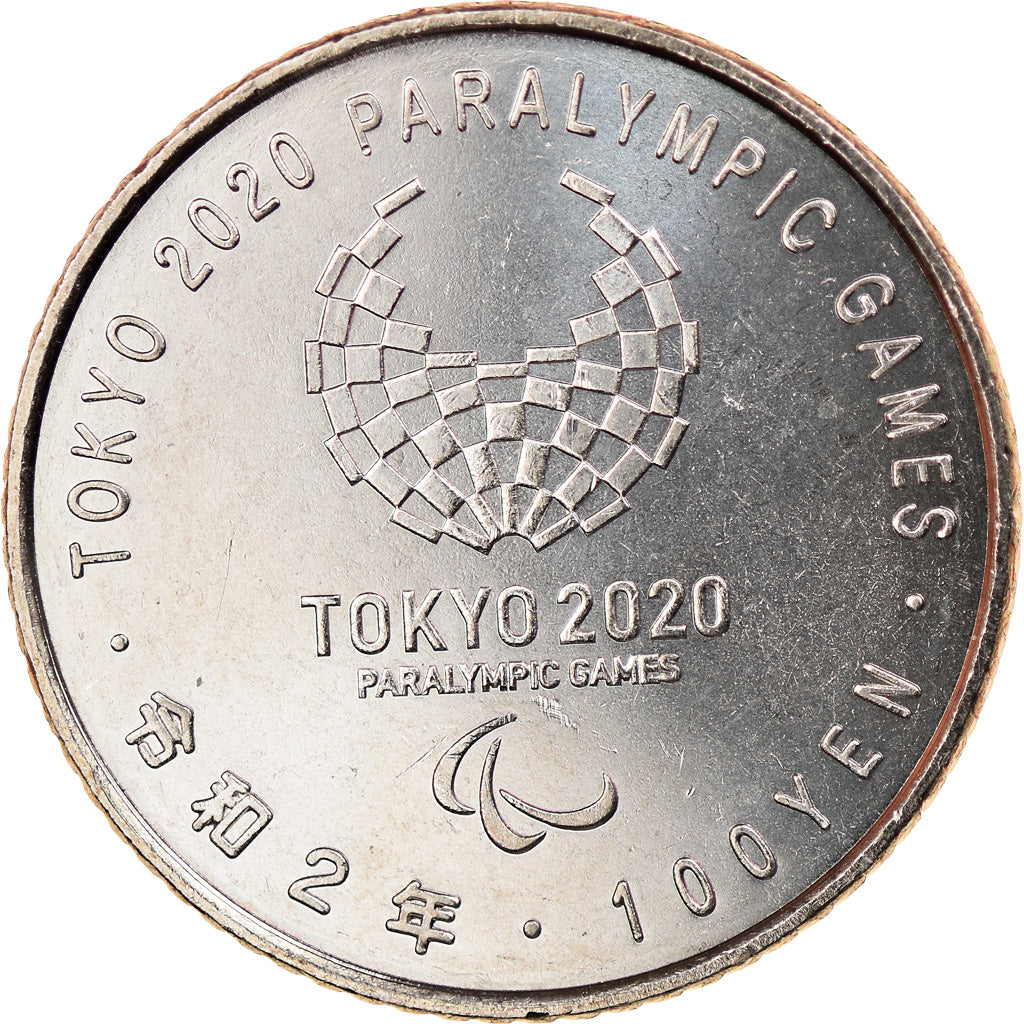 Monnaie, Japon, 100 Yen, 2020, Jeux Olympiques de Tokyo - Cyclisme, SPL