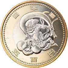 Monnaie, Japon, 500 Yen, 2020, Fūjin, le Dieu du vent, SPL, Bi-Metallic