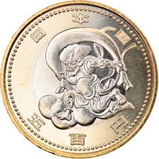 Moeda, Japão, 500 Yen, 2020, Fūjin, le Dieu du vent, MS(63), Bimetálico