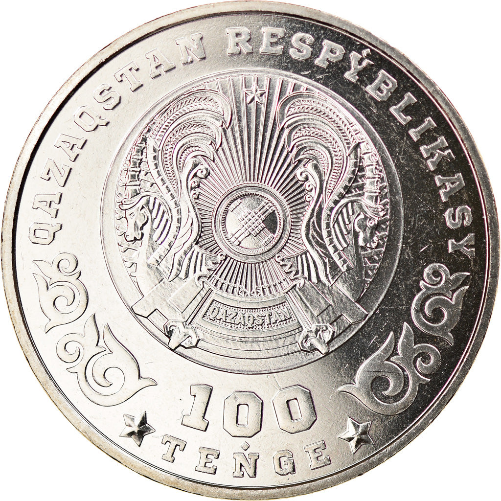 Moneta, Kazakistan, 100 Tenge, 2020, Kazakhstan Mint, 75 ans de la Victoire