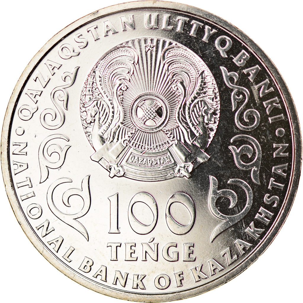 Moneta, Kazakistan, 100 Tenge, 2020, Kazakhstan Mint, 25 ans de la Constitution