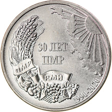 Moneta, Transnistria, Rouble, 2020, Education, MS(63), Nickel platerowany stalą