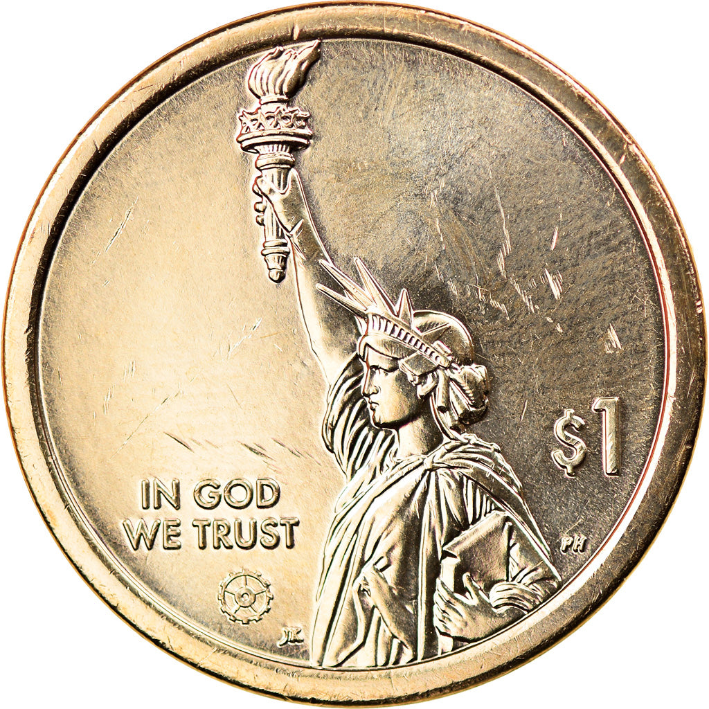 Monnaie, États-Unis, Dollar, 2020, Denver, American Innovation - Massachusetts