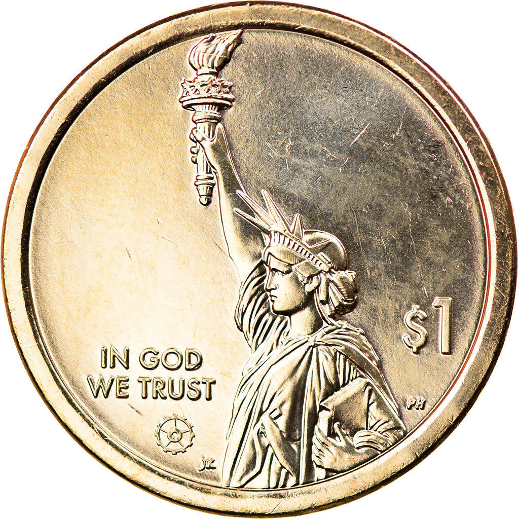 Monnaie, États-Unis, Dollar, 2020, Denver, American Innovation - Massachusetts