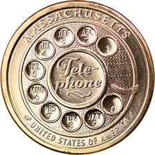Coin, United States, Dollar, 2020, Denver, American Innovation - Massachusetts