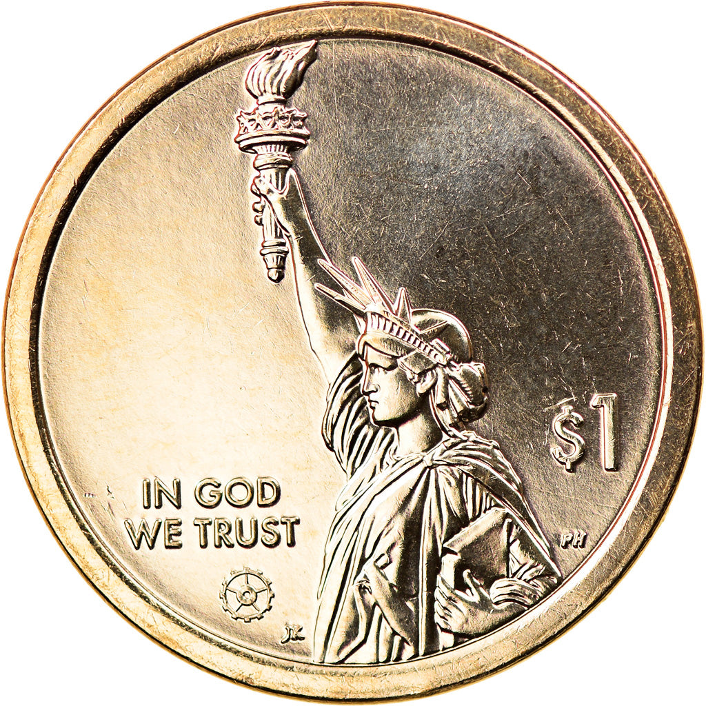 Coin, United States, Dollar, 2020, Denver, American Innovation - Massachusetts