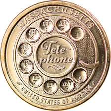 Moneta, USA, Dollar, 2020, Denver, American Innovation - Massachusetts, MS(63)