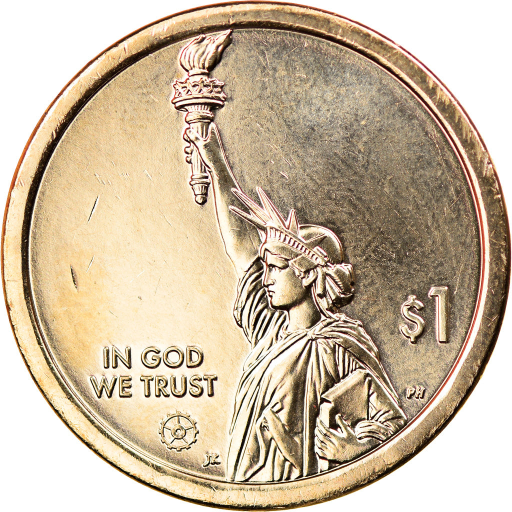Moneta, USA, Dollar, 2020, Denver, American Innovation - Massachusetts, MS(63)