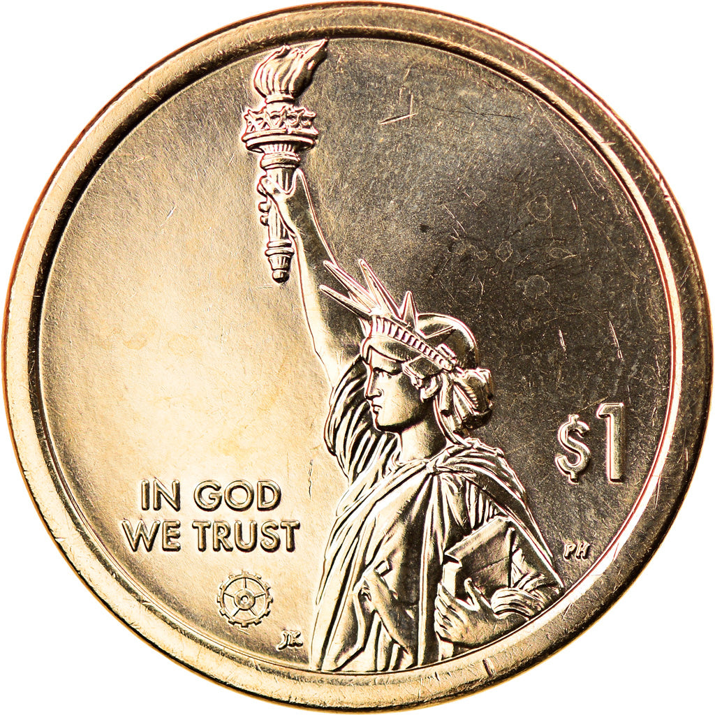 Coin, United States, Dollar, 2020, Denver, American Innovation - Massachusetts