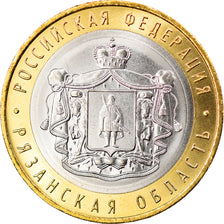 Coin, Russia, 10 Roubles, 2020, Saint-Petersburg, Oblast de Ryazan, MS(63)