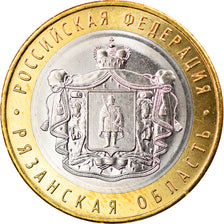 Moneta, Russia, 10 Roubles, 2020, Saint-Petersburg, Oblast de Ryazan, MS(63)