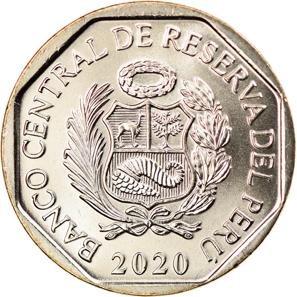 Münze, Peru, Sol, 2020, Lima, Juan Pablo Vizcardo y Guzmán, UNZ, Nickel-brass