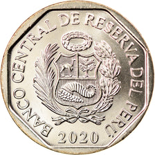 Münze, Peru, Sol, 2020, Lima, Juan Pablo Vizcardo y Guzmán, UNZ, Nickel-brass