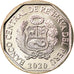 Münze, Peru, Sol, 2020, Lima, Juan Pablo Vizcardo y Guzmán, UNZ, Nickel-brass