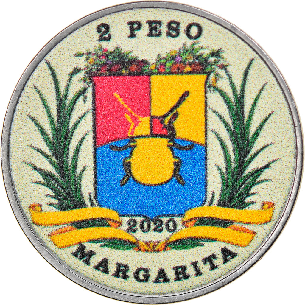 Monnaie, Venezuela, 2 Sols, 2020, Margarita - Abeille type 1, SPL, Steel